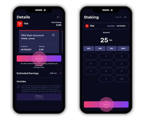 staking trx